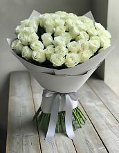 Букет 35 Белых роз в Прохоровке