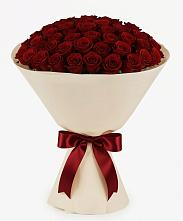 Букет 101 Бордовая роза Блэк Бакарра в Прохоровке