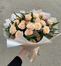 Букет Кремовые розы Латте в Прохоровке
