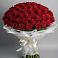 Букет 101 Красная роза Блэк Мэджик в Прохоровке