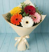 Букет цветов из:  Герберы в Прохоровке