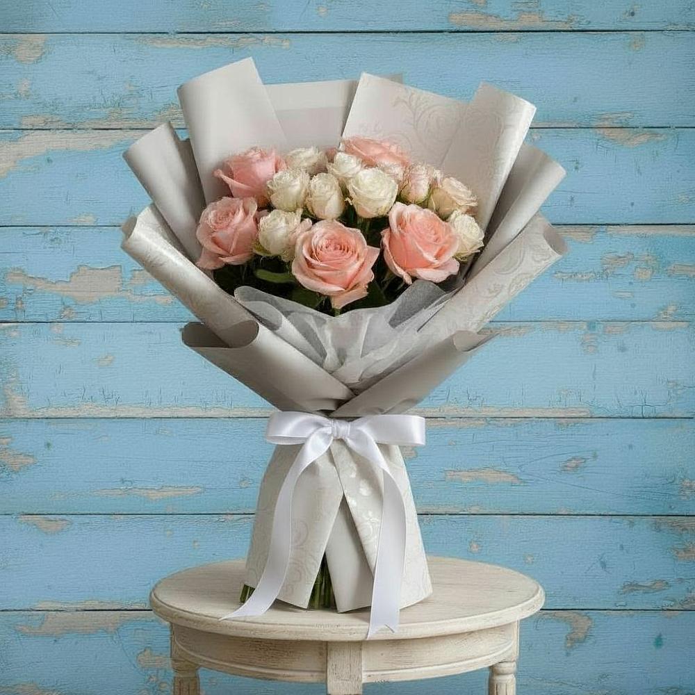 Букет цветов из: Розы в Прохоровке