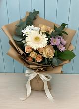 Букет цветов из:  Герберы и Хризантемы в Прохоровке