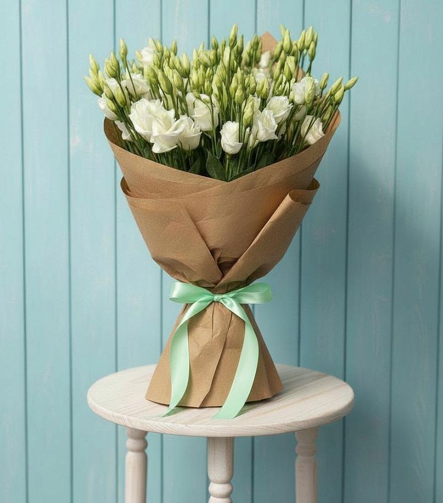 Букет цветов из: Лизиантусы в Прохоровке