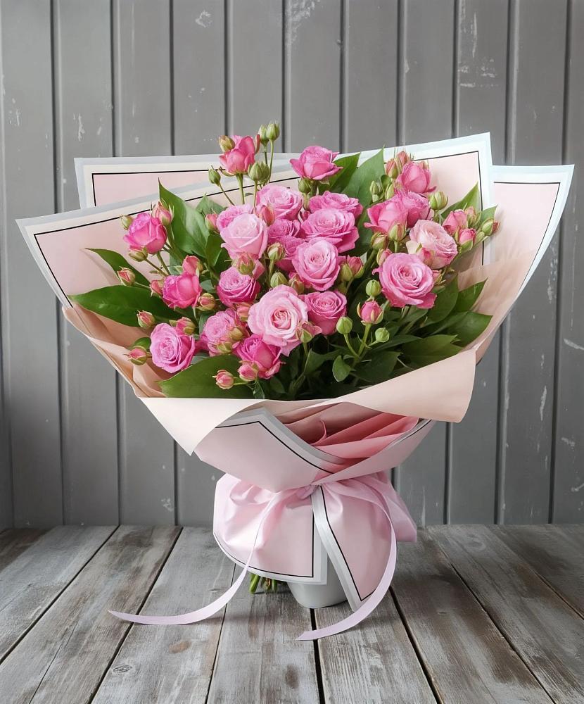 Букет Розовый кустик в Прохоровке