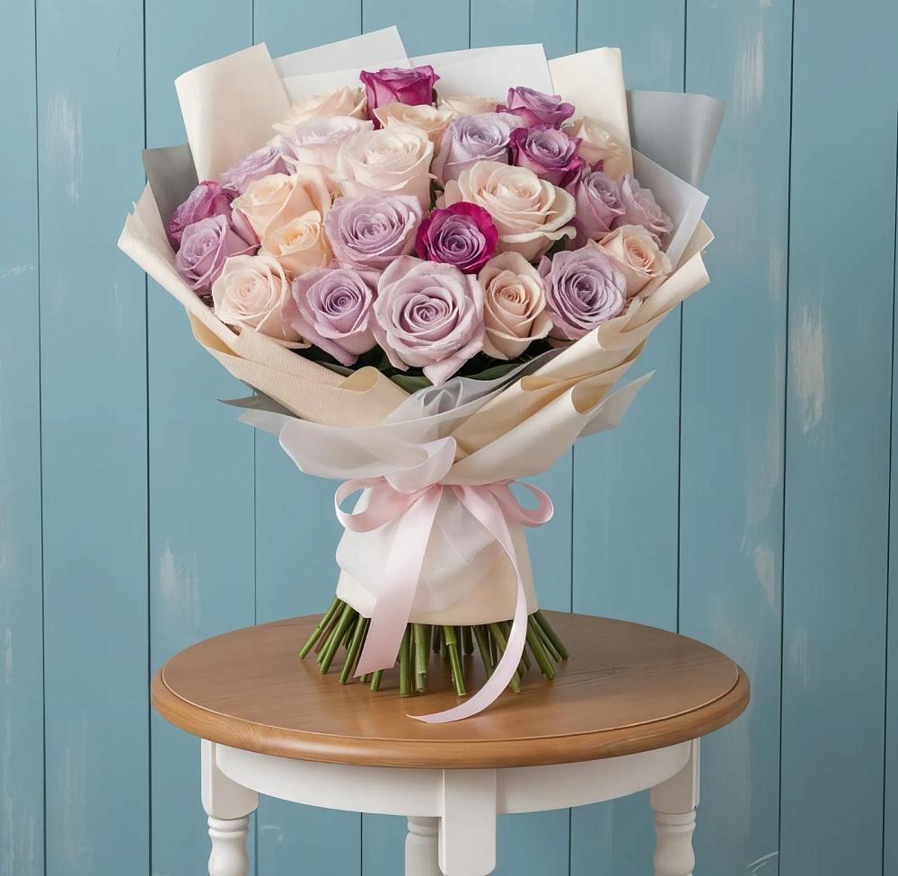 Букет цветов из: Розы в Прохоровке