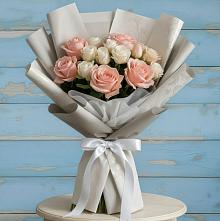 Букет цветов из:  Розы #REPLACE_PRED# Прохоровке