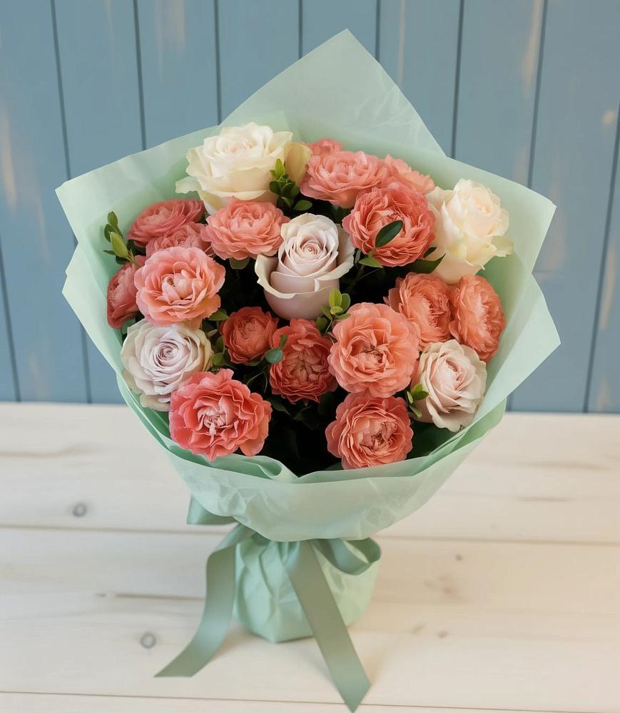 Букет цветов из: Розы в Прохоровке