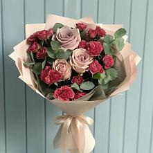 Букет цветов из:  Гвоздики и Розы в Прохоровке
